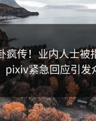 今晨八卦疯传！业内人士被指出乎意料，pixiv紧急回应引发众怒