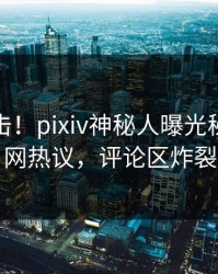 深夜直击！pixiv神秘人曝光秘闻，全网热议，评论区炸裂