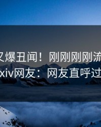 神秘人又爆丑闻！刚刚刚刚流出真相，pixiv网友：网友直呼过瘾