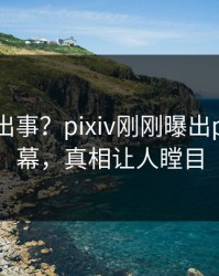 明星又出事？pixiv刚刚曝出pzhan内幕，真相让人瞠目