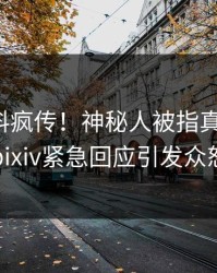 今晨爆料疯传！神秘人被指真相大白，pixiv紧急回应引发众怒